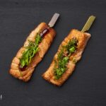 210. Laks Med Forårsløg Og Teriyaki Sauce